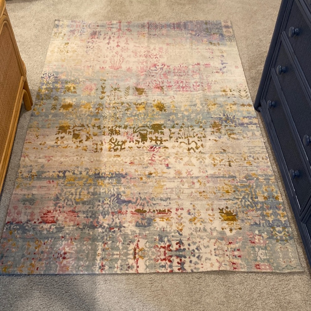 Gorgeous Abstract Watercolor Rug